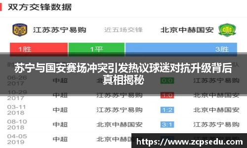 苏宁与国安赛场冲突引发热议球迷对抗升级背后真相揭秘